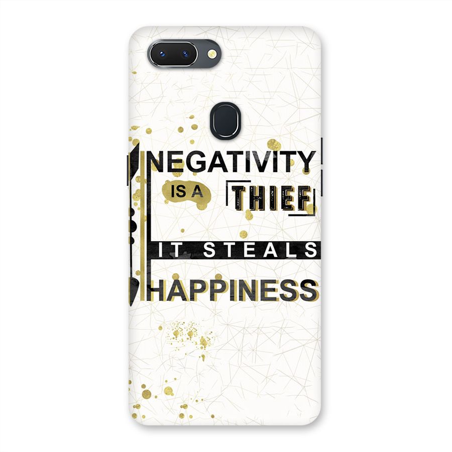 Negativity Thief Back Case for Oppo Realme 2