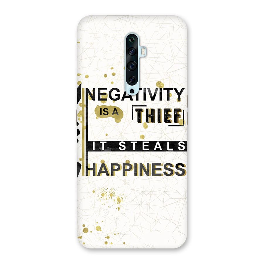 Negativity Thief Back Case for Oppo Reno2 Z