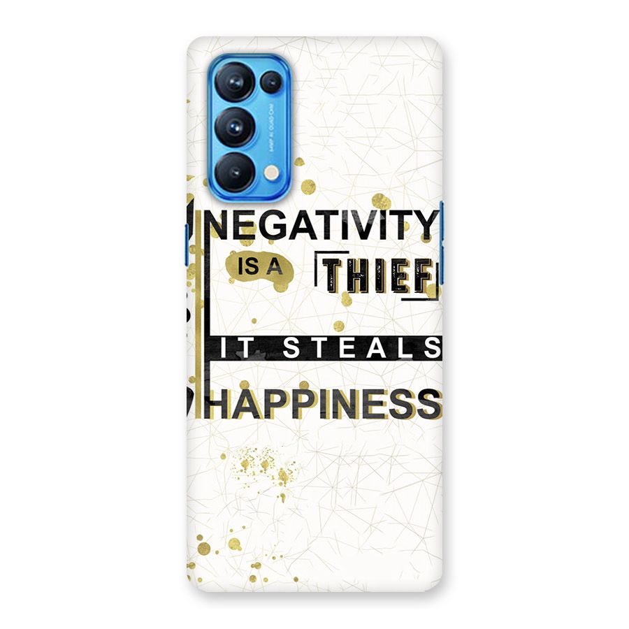 Negativity Thief Back Case for Oppo Reno5 Pro 5G