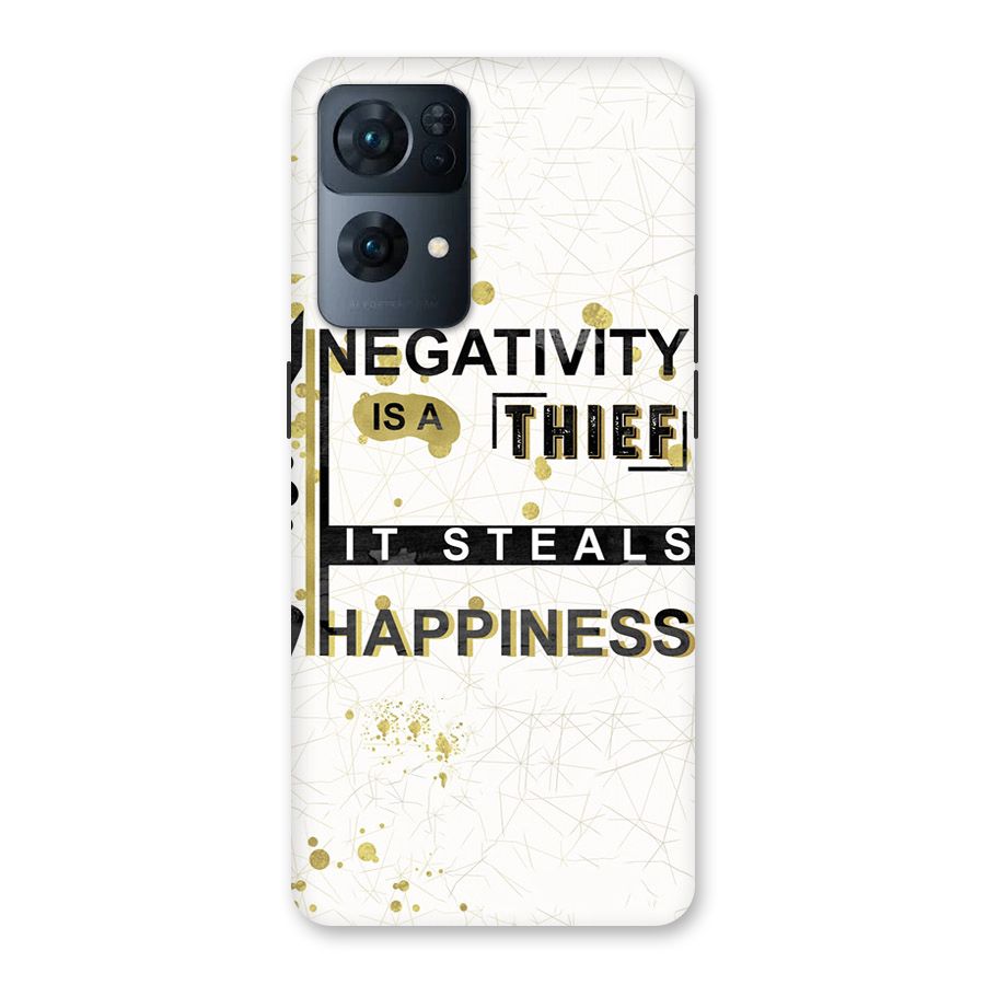Negativity Thief Back Case for Oppo Reno7 Pro 5G