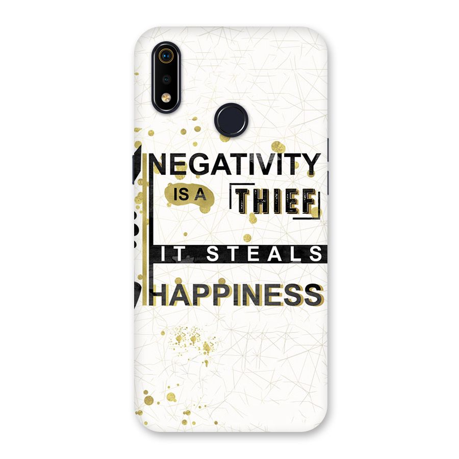 Negativity Thief Back Case for Realme 3i