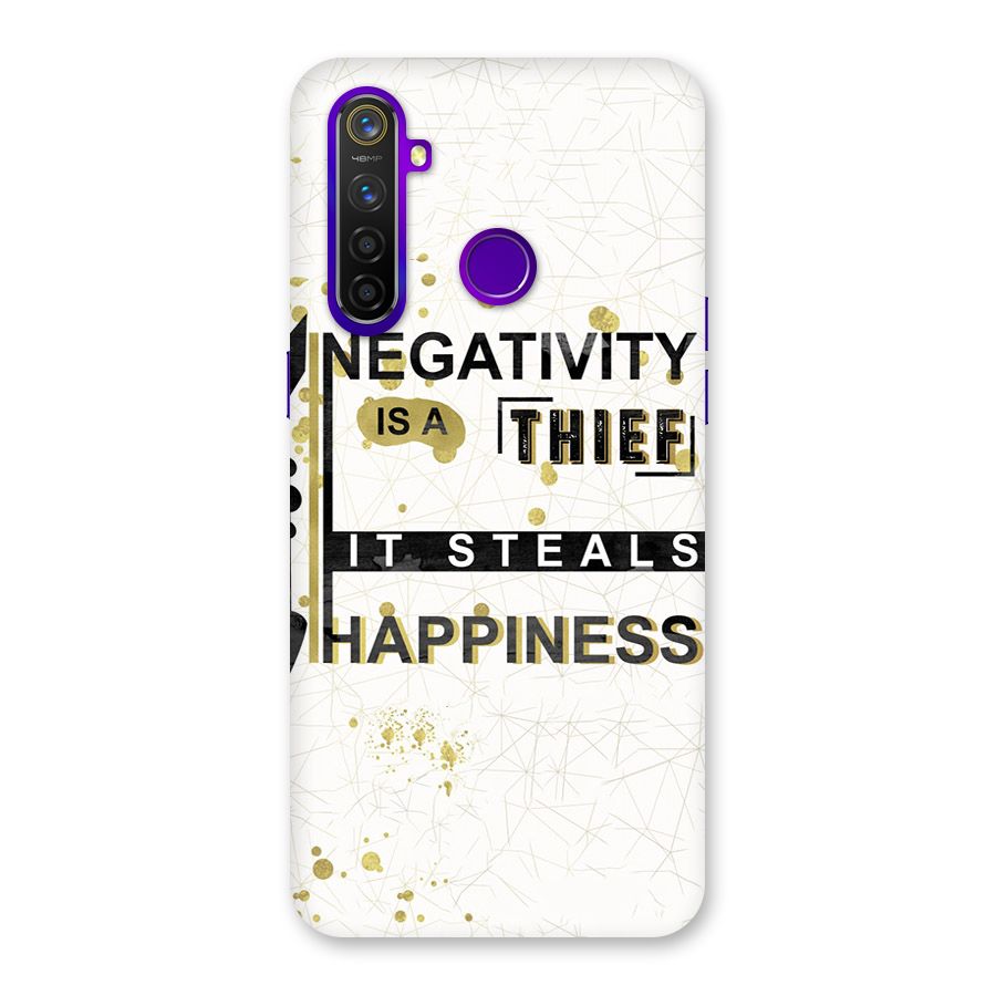 Negativity Thief Back Case for Realme 5 Pro