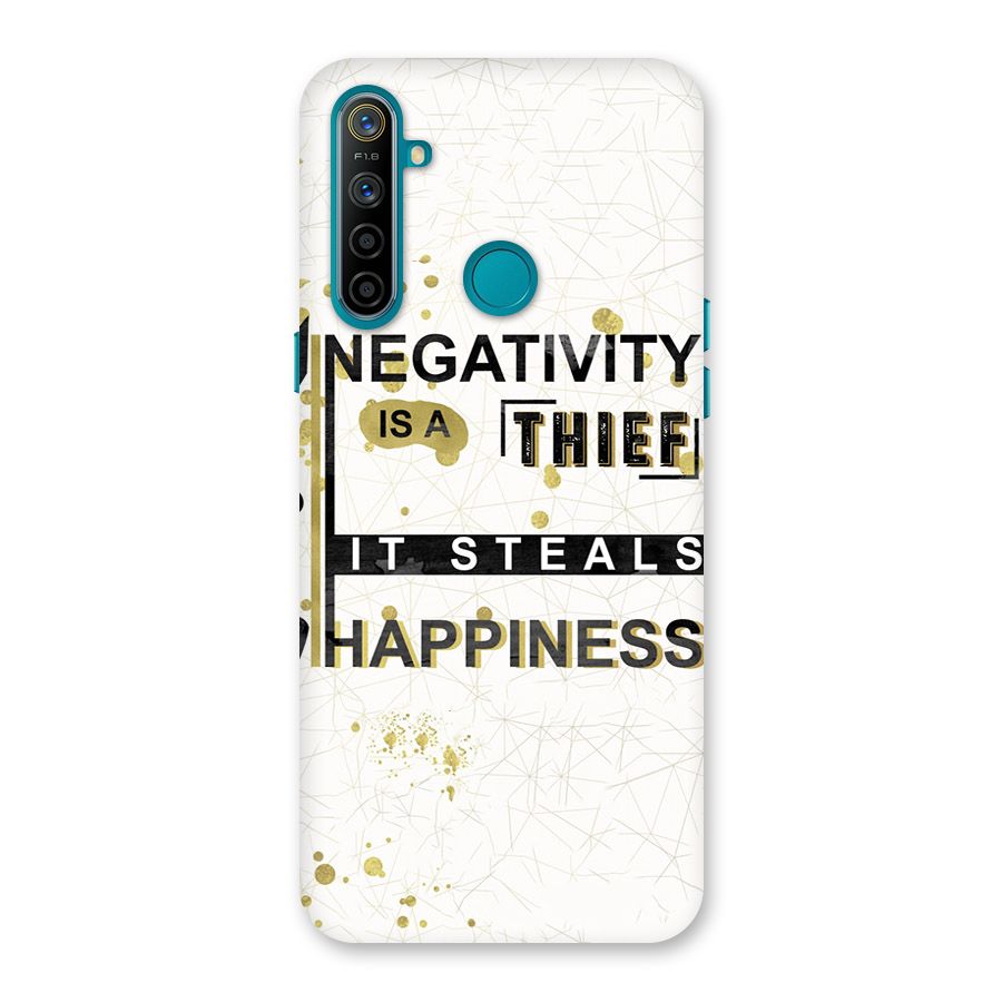 Negativity Thief Back Case for Realme 5i