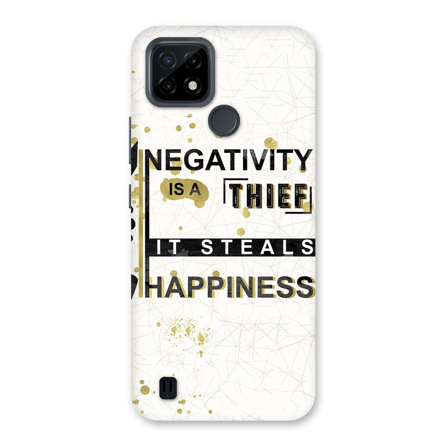 Negativity Thief Back Case for Realme C21