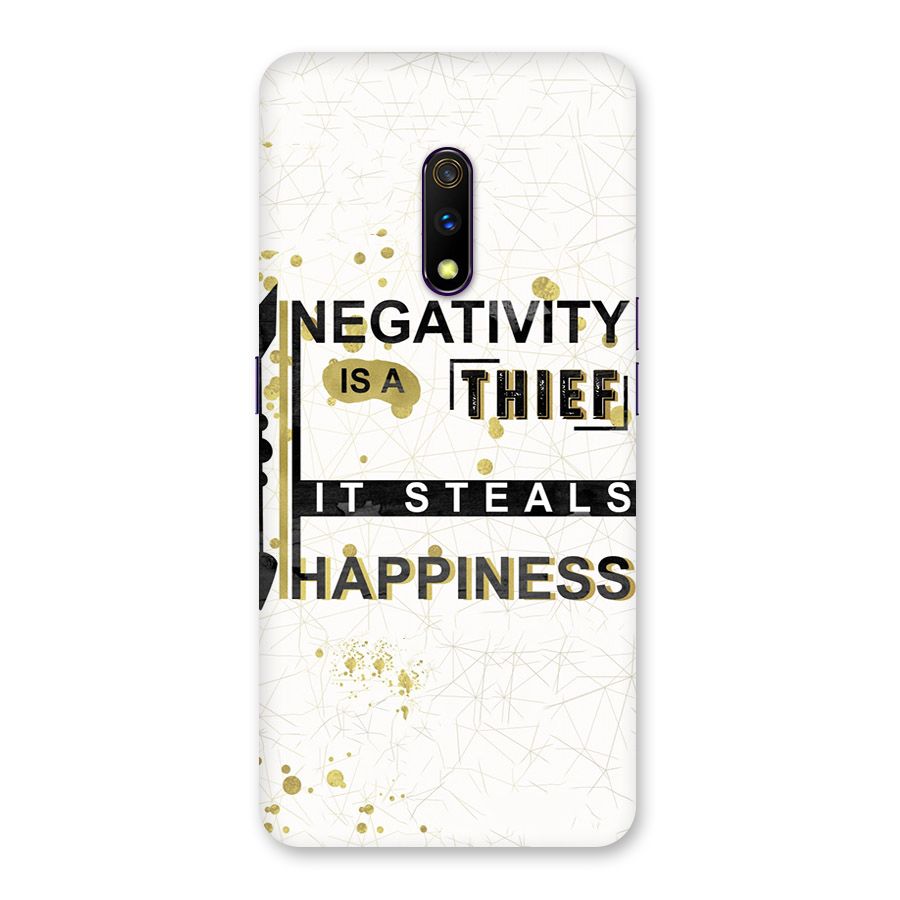 Negativity Thief Back Case for Realme X