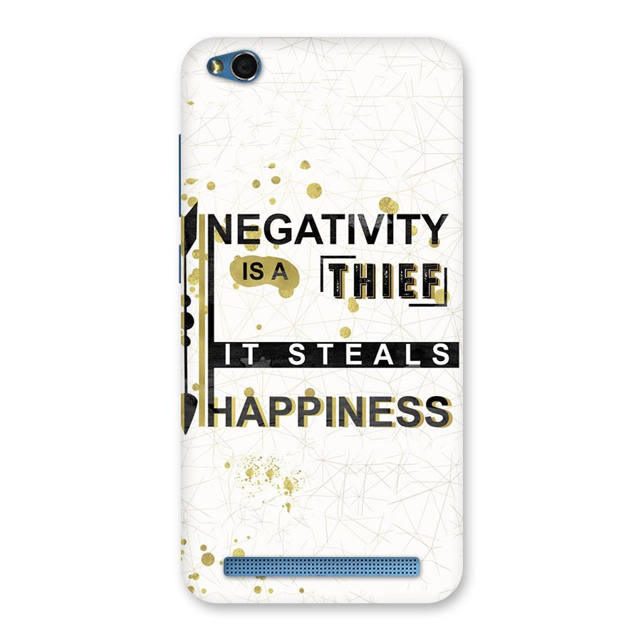 Negativity Thief Back Case for Redmi 5A