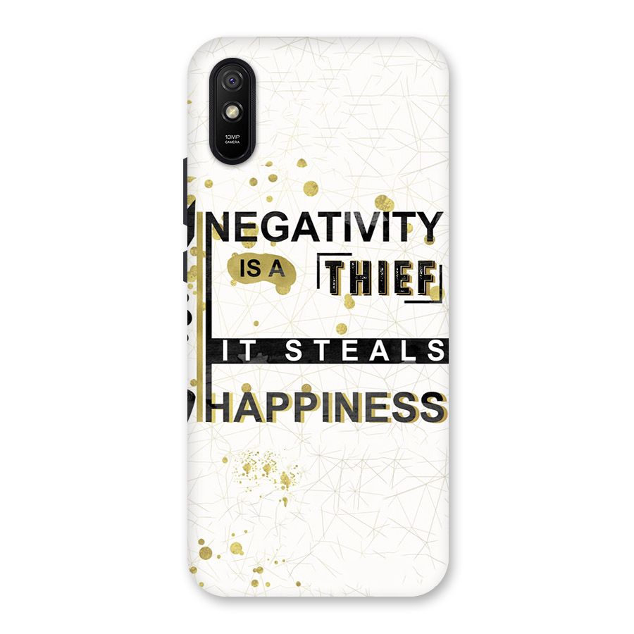 Negativity Thief Back Case for Redmi 9i
