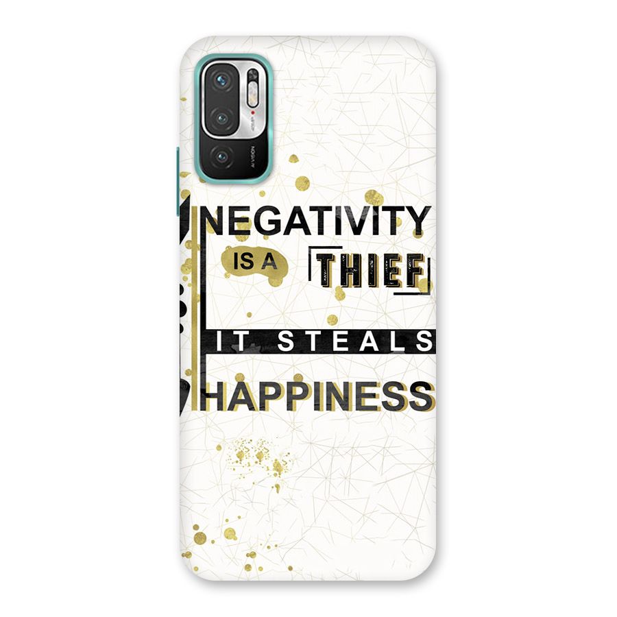 Negativity Thief Back Case for Redmi Note 10T 5G