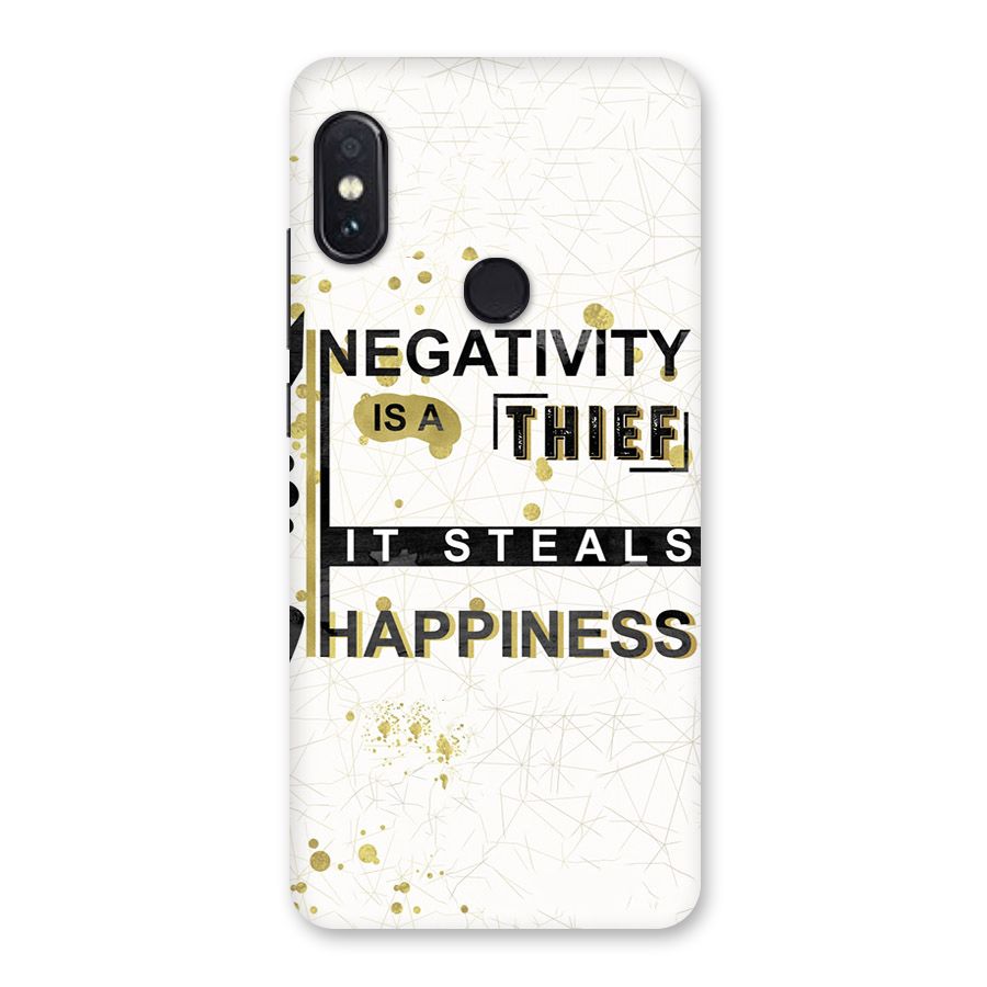 Negativity Thief Back Case for Redmi Note 5 Pro