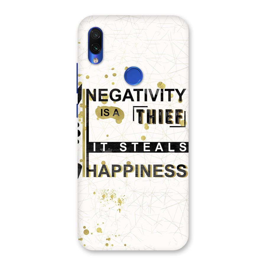 Negativity Thief Back Case for Redmi Note 7S
