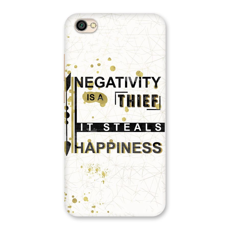 Negativity Thief Back Case for Redmi Y1 Lite
