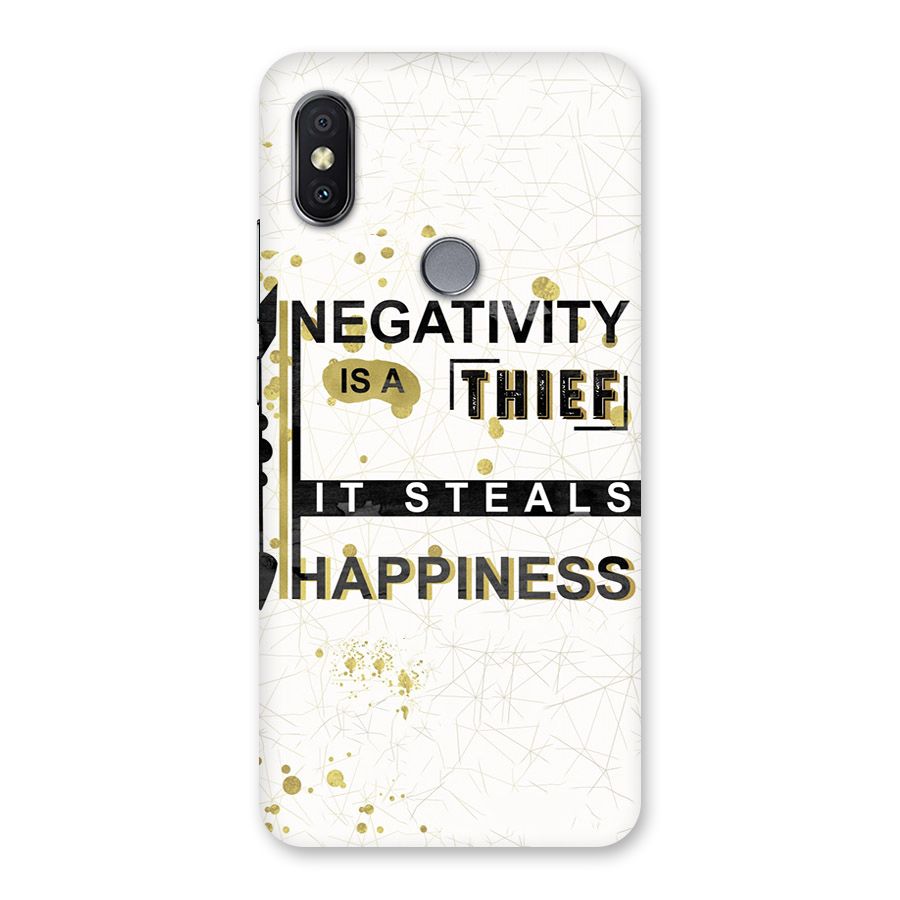 Negativity Thief Back Case for Redmi Y2