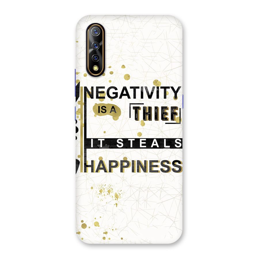 Negativity Thief Back Case for Vivo S1