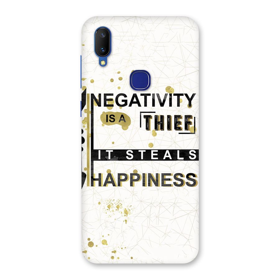 Negativity Thief Back Case for Vivo V11