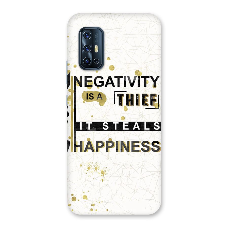 Negativity Thief Back Case for Vivo V17