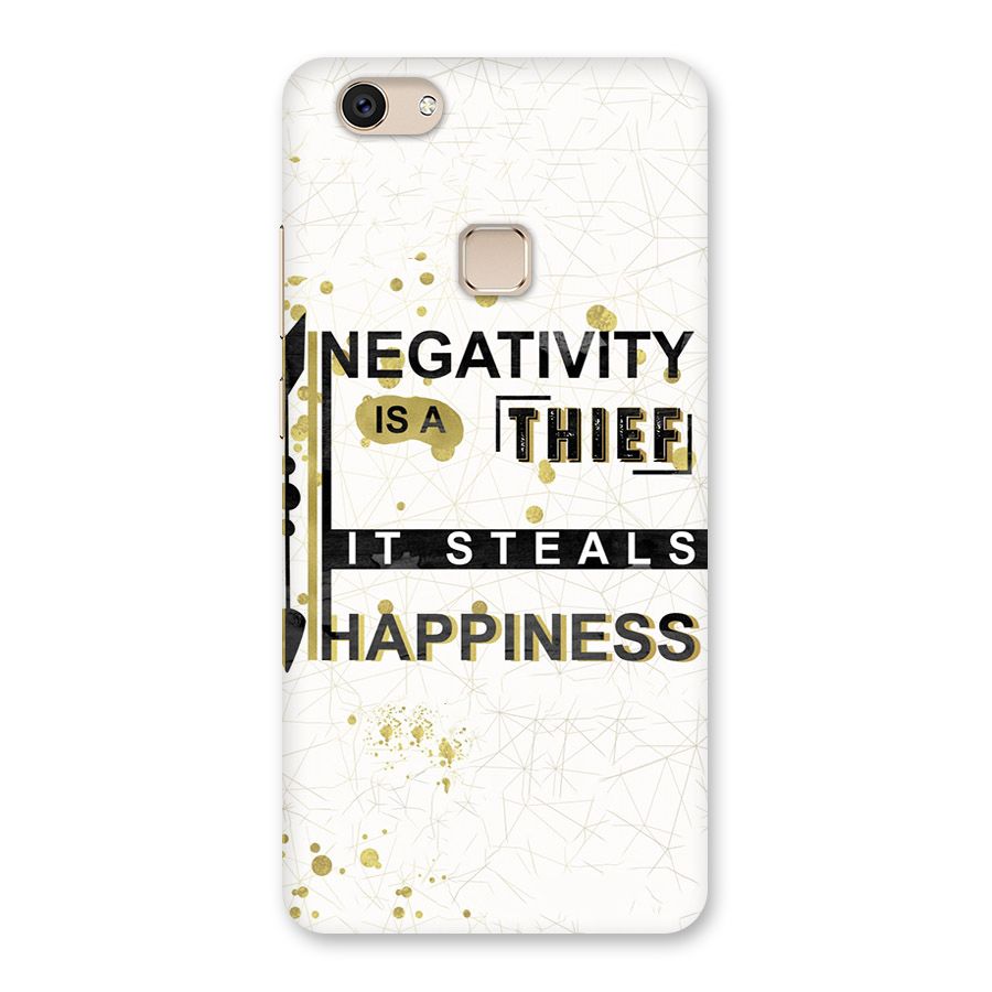 Negativity Thief Back Case for Vivo V7