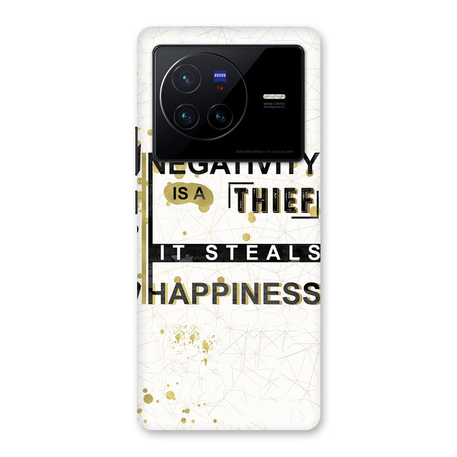 Negativity Thief Back Case for Vivo X80