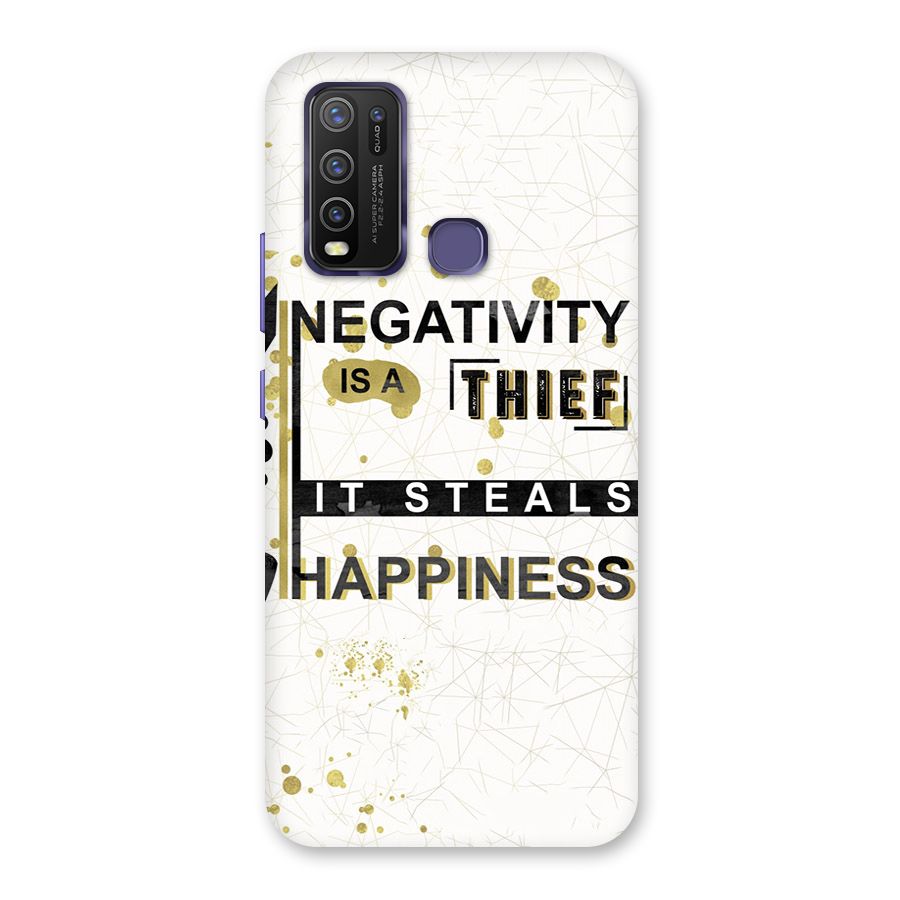 Negativity Thief Back Case for Vivo Y30
