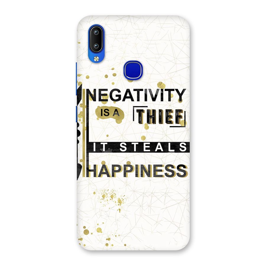 Negativity Thief Back Case for Vivo Y91