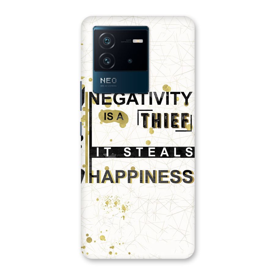 Negativity Thief Back Case for Vivo iQOO Neo 6 5G