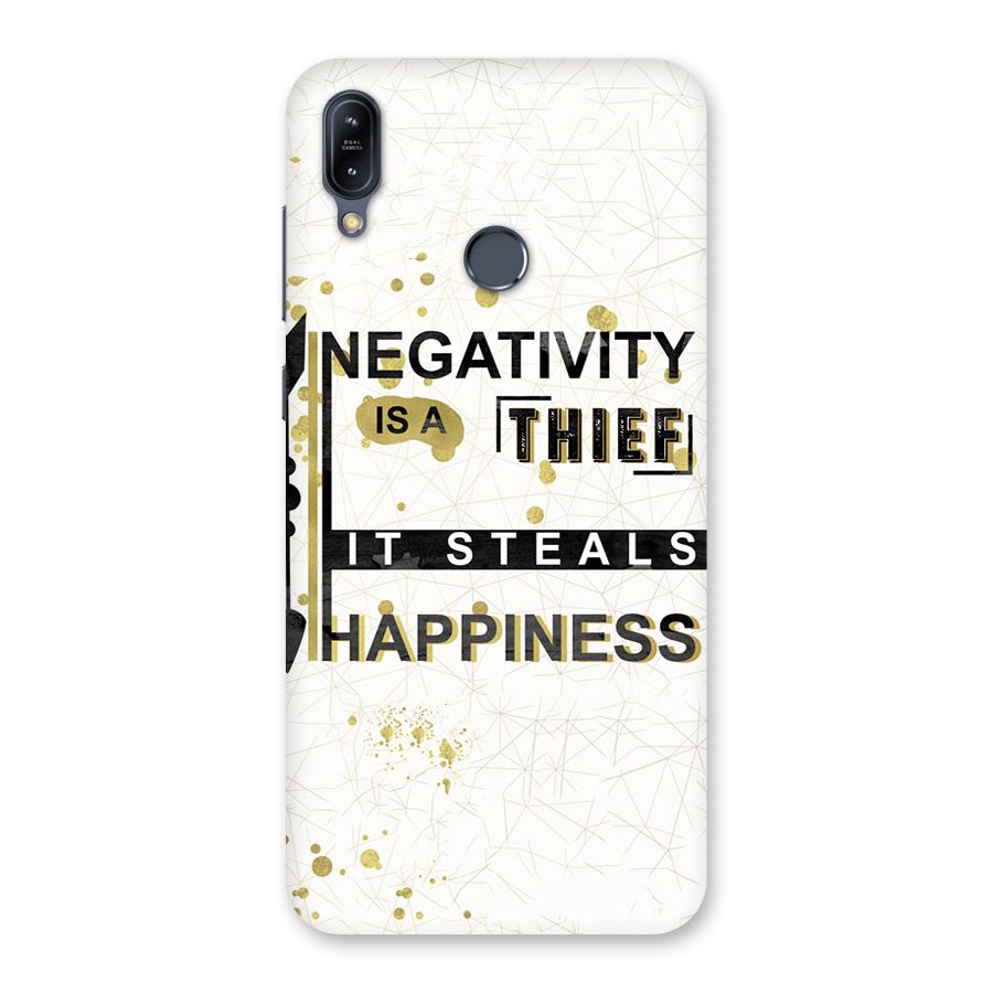 Negativity Thief Back Case for Zenfone Max M2