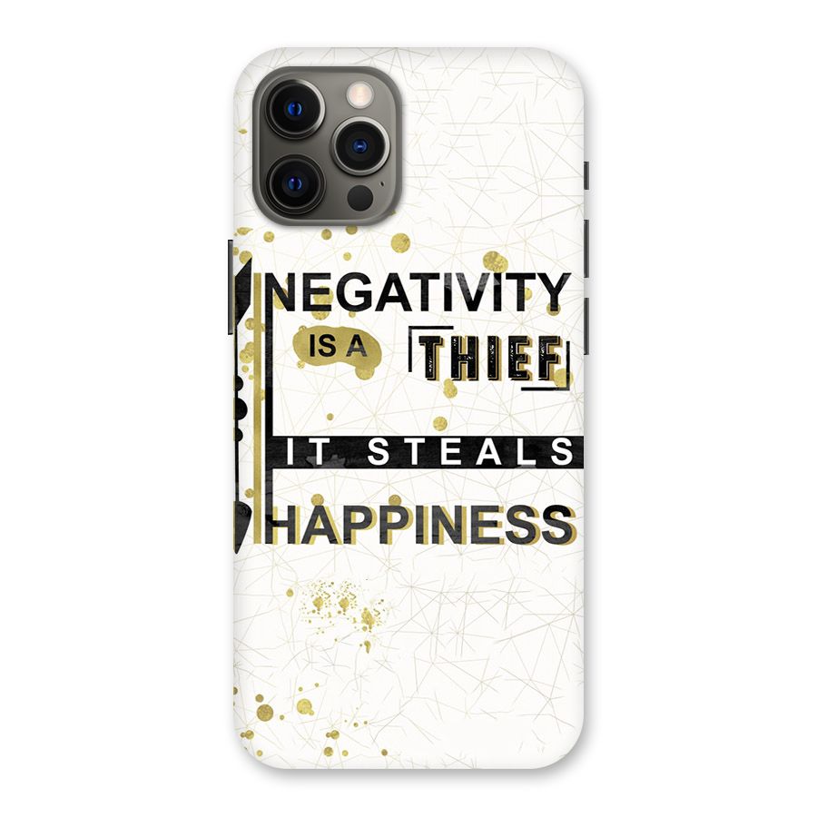 Negativity Thief Back Case for iPhone 12 Pro Max