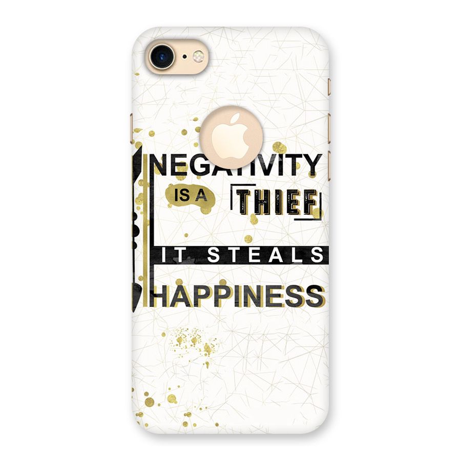 Negativity Thief Back Case for iPhone 7 Logo Cut