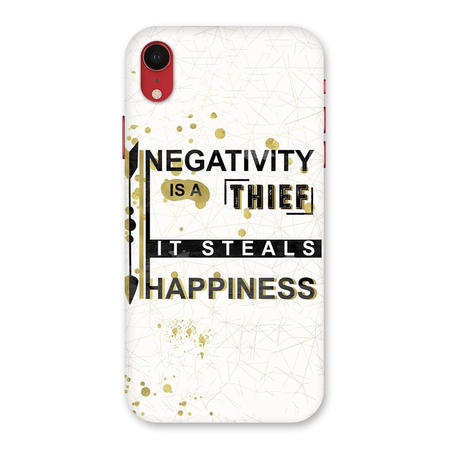 Negativity Thief Back Case for iPhone XR