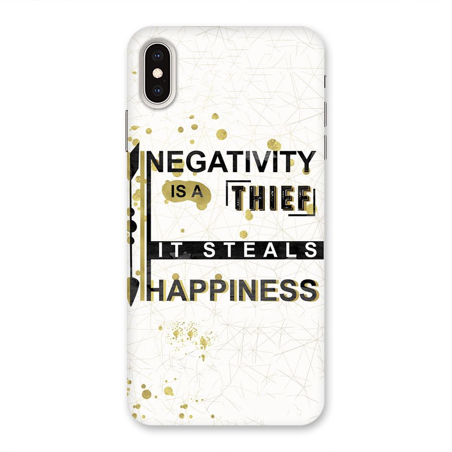 Negativity Thief Back Case for iPhone XS Max