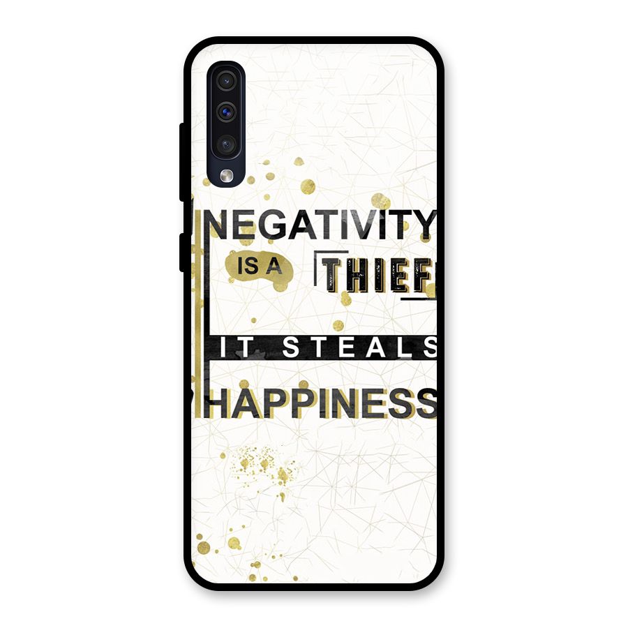 Negativity Thief Glass Back Case for Galaxy A30s