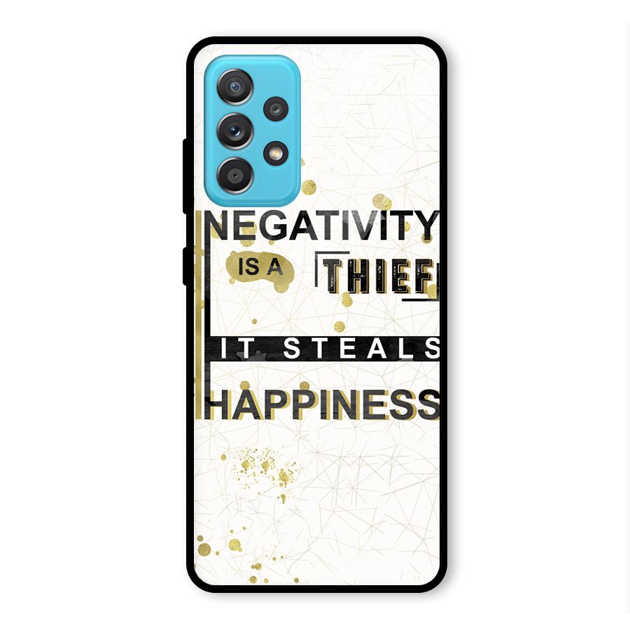Negativity Thief Glass Back Case for Galaxy A52