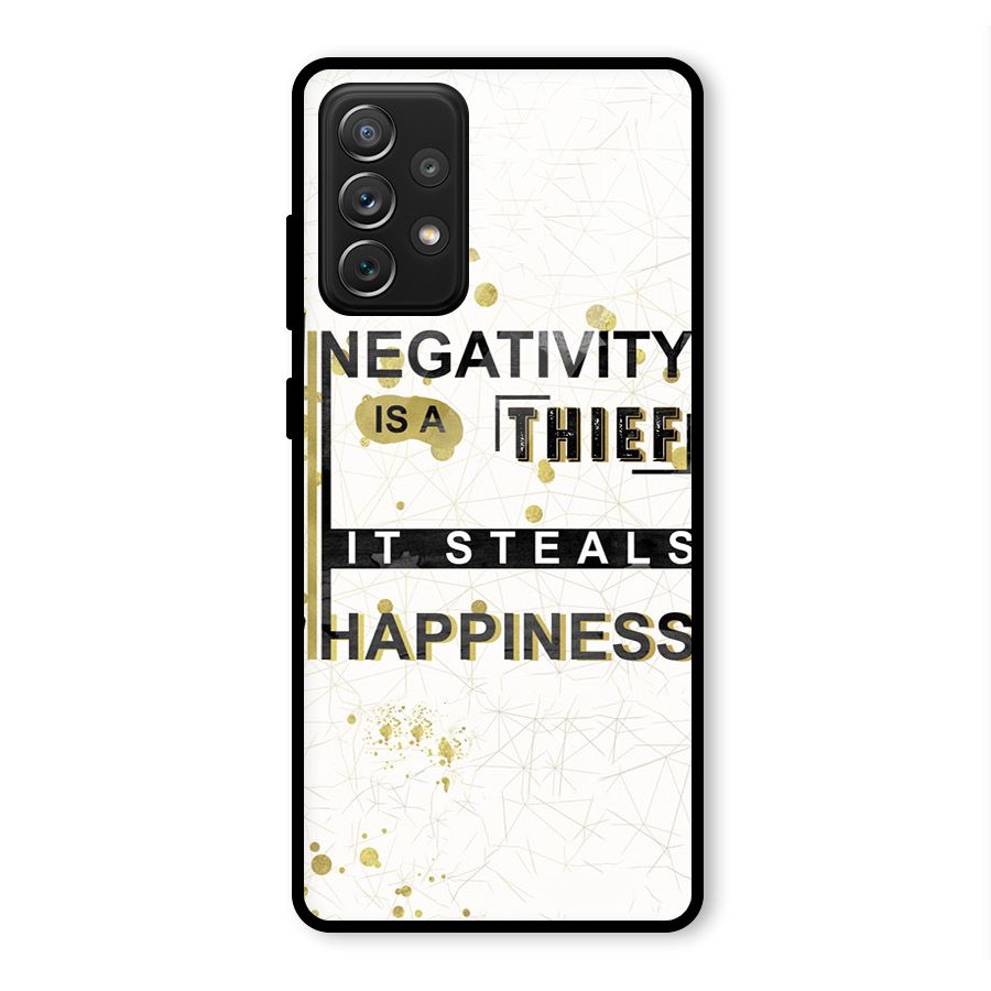 Negativity Thief Glass Back Case for Galaxy A72