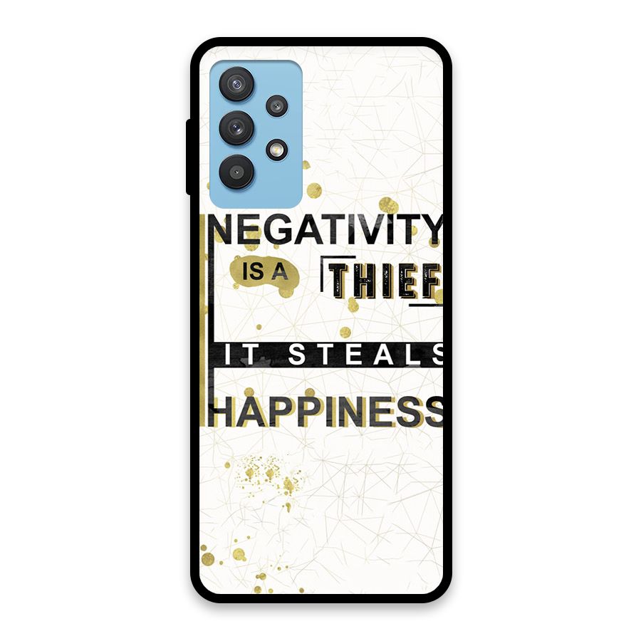 Negativity Thief Glass Back Case for Galaxy M32 5G