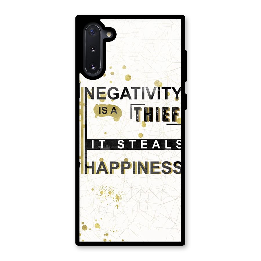 Negativity Thief Glass Back Case for Galaxy Note 10