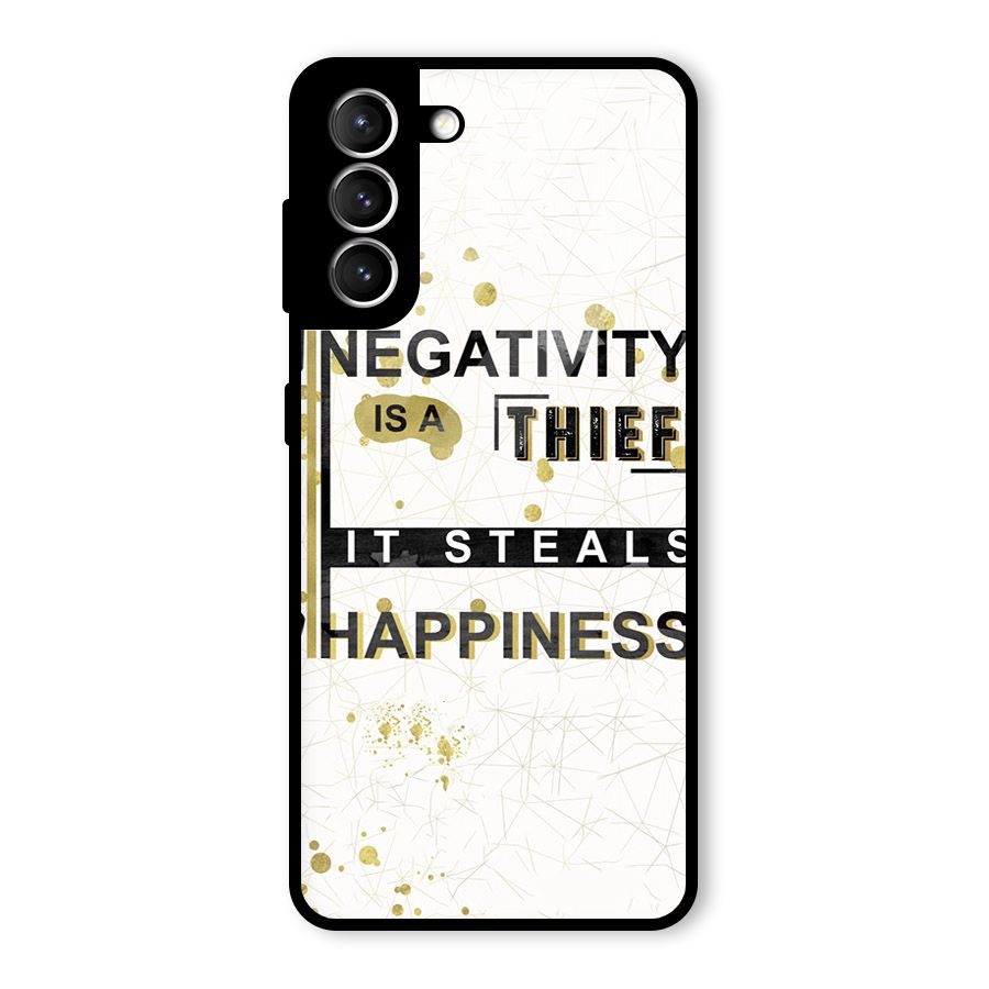 Negativity Thief Glass Back Case for Galaxy S21 5G