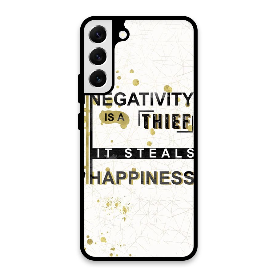 Negativity Thief Glass Back Case for Galaxy S22 Plus 5G