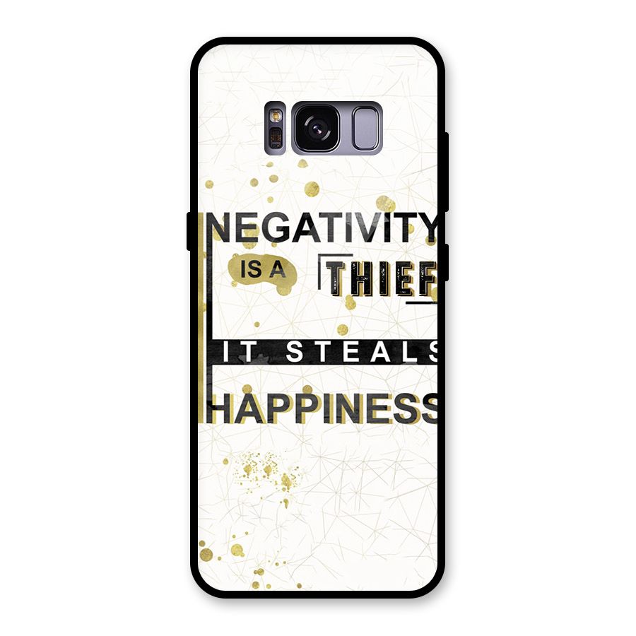 Negativity Thief Glass Back Case for Galaxy S8