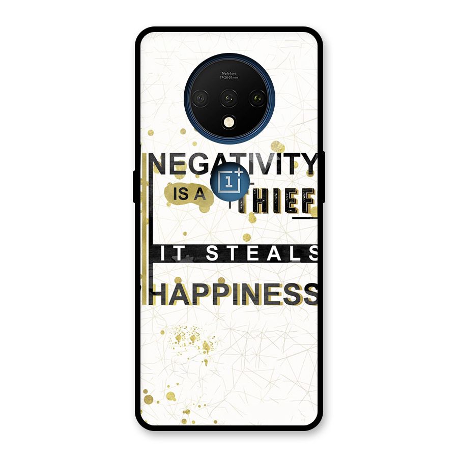 Negativity Thief Glass Back Case for OnePlus 7T