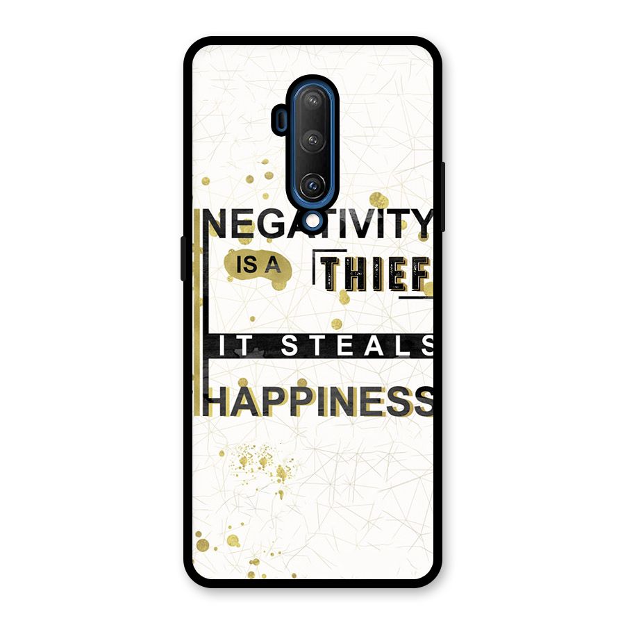 Negativity Thief Glass Back Case for OnePlus 7T Pro