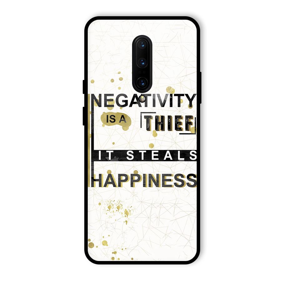 Negativity Thief Glass Back Case for OnePlus 7 Pro