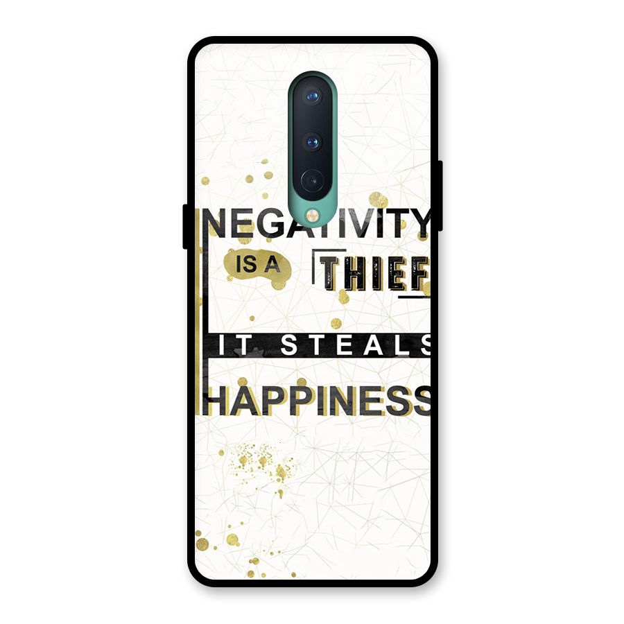 Negativity Thief Glass Back Case for OnePlus 8