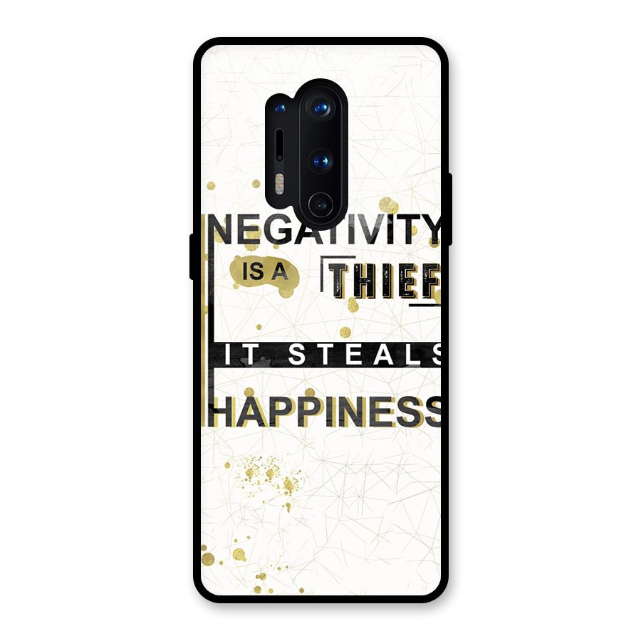 Negativity Thief Glass Back Case for OnePlus 8 Pro