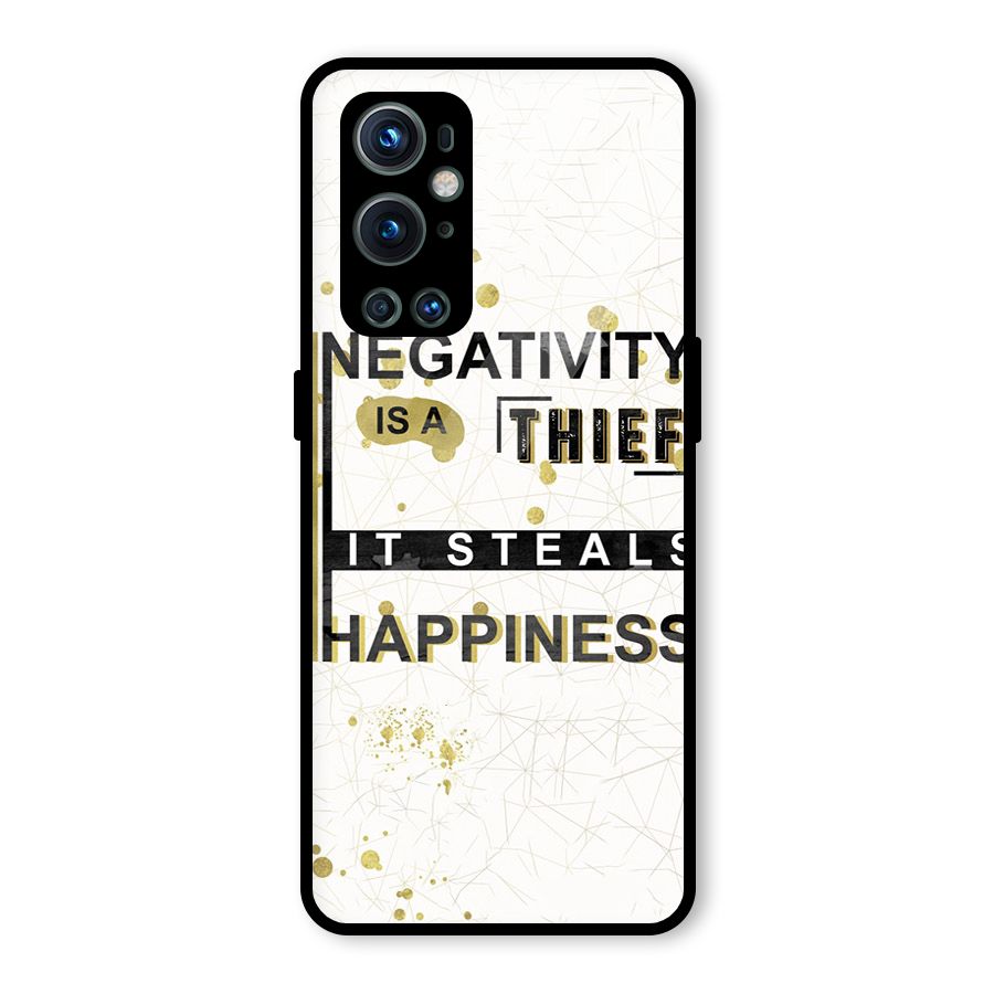 Negativity Thief Glass Back Case for OnePlus 9 Pro