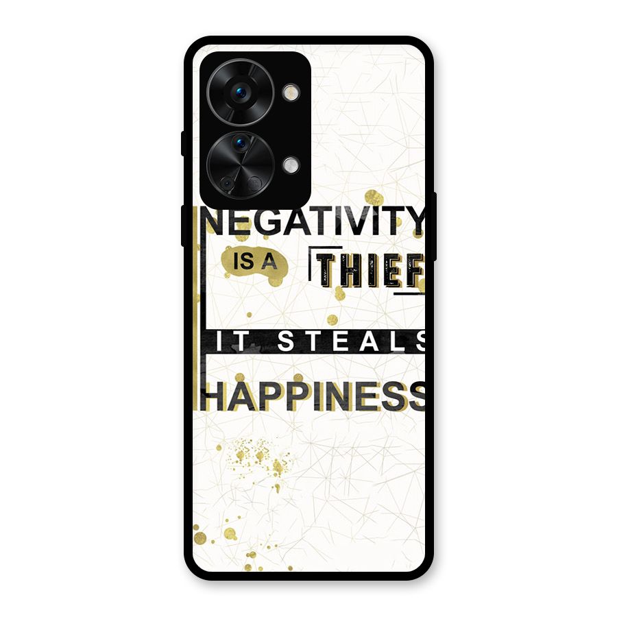 Negativity Thief Glass Back Case for OnePlus Nord 2T