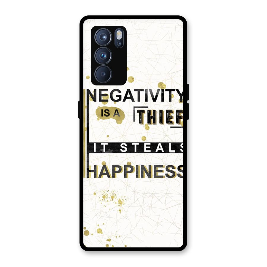 Negativity Thief Glass Back Case for Oppo Reno6 Pro 5G