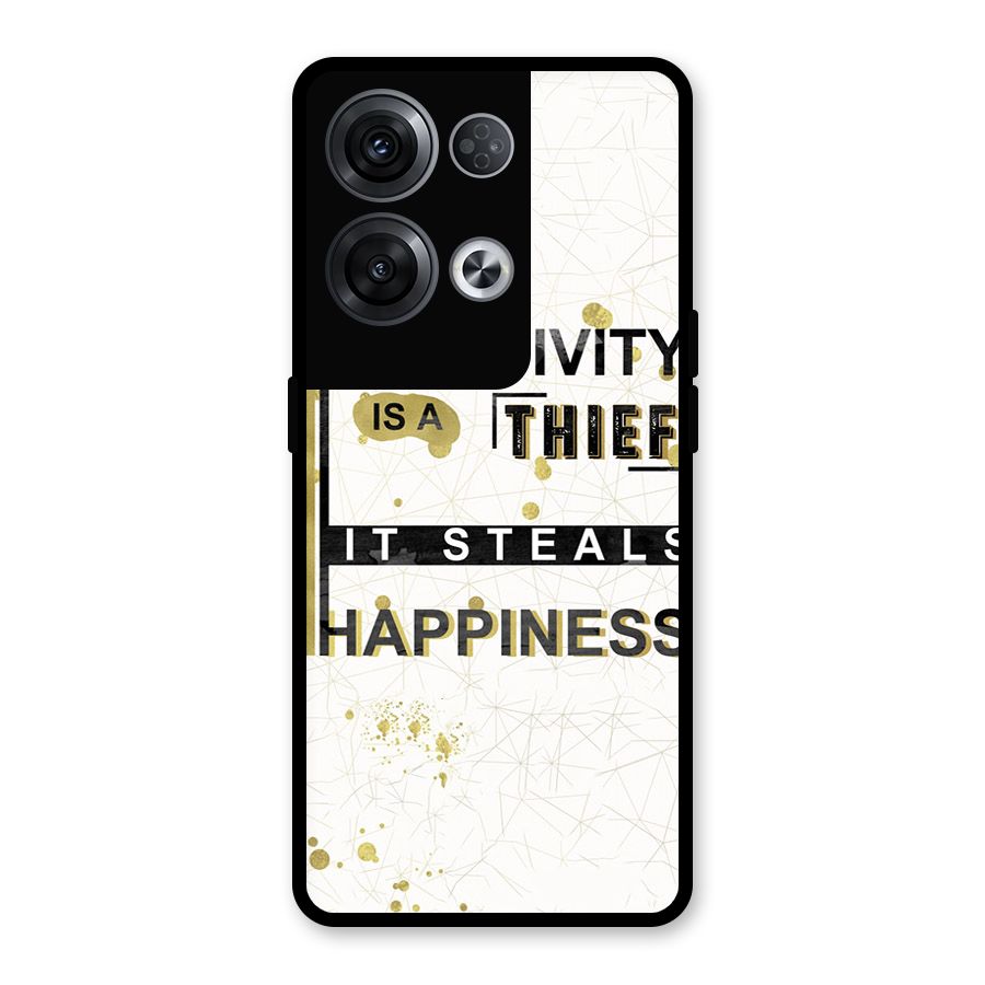 Negativity Thief Glass Back Case for Oppo Reno8 Pro 5G
