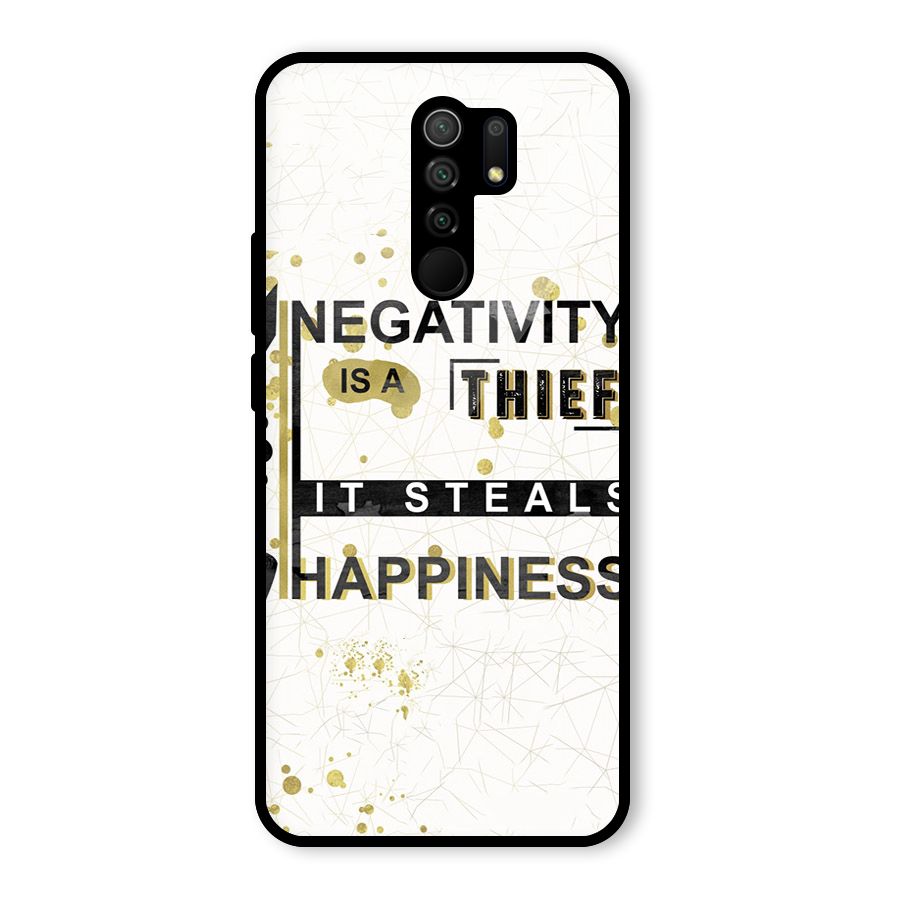 Negativity Thief Glass Back Case for Poco M2