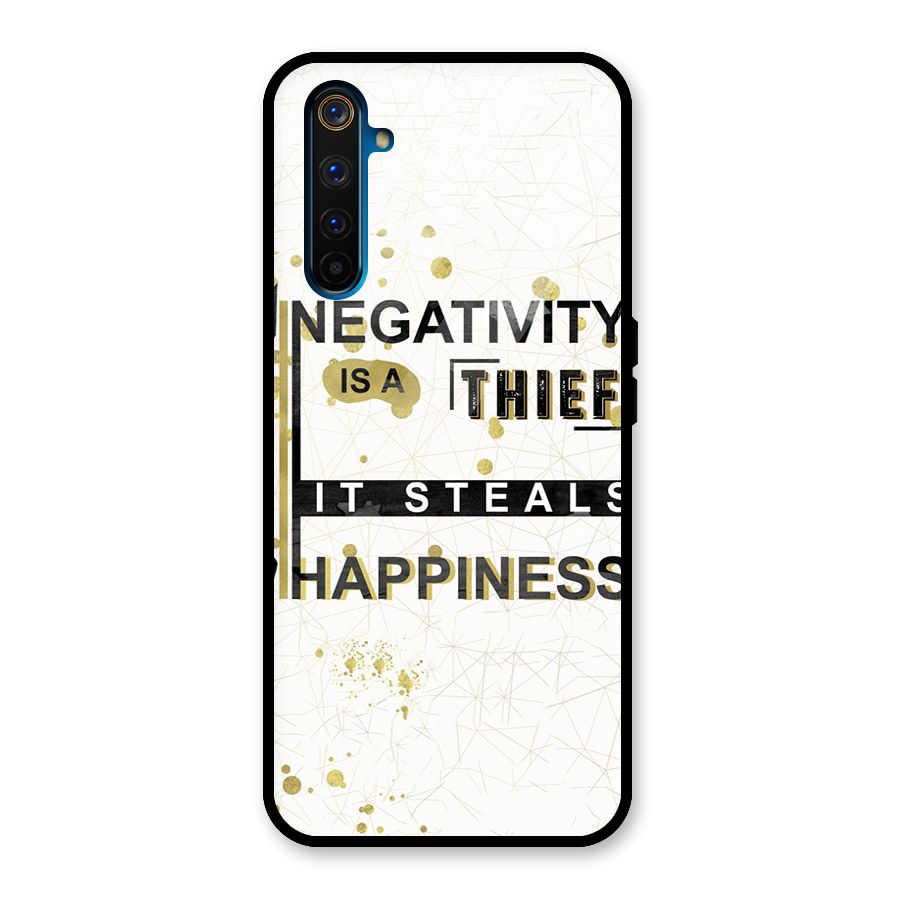 Negativity Thief Glass Back Case for Realme 6 Pro