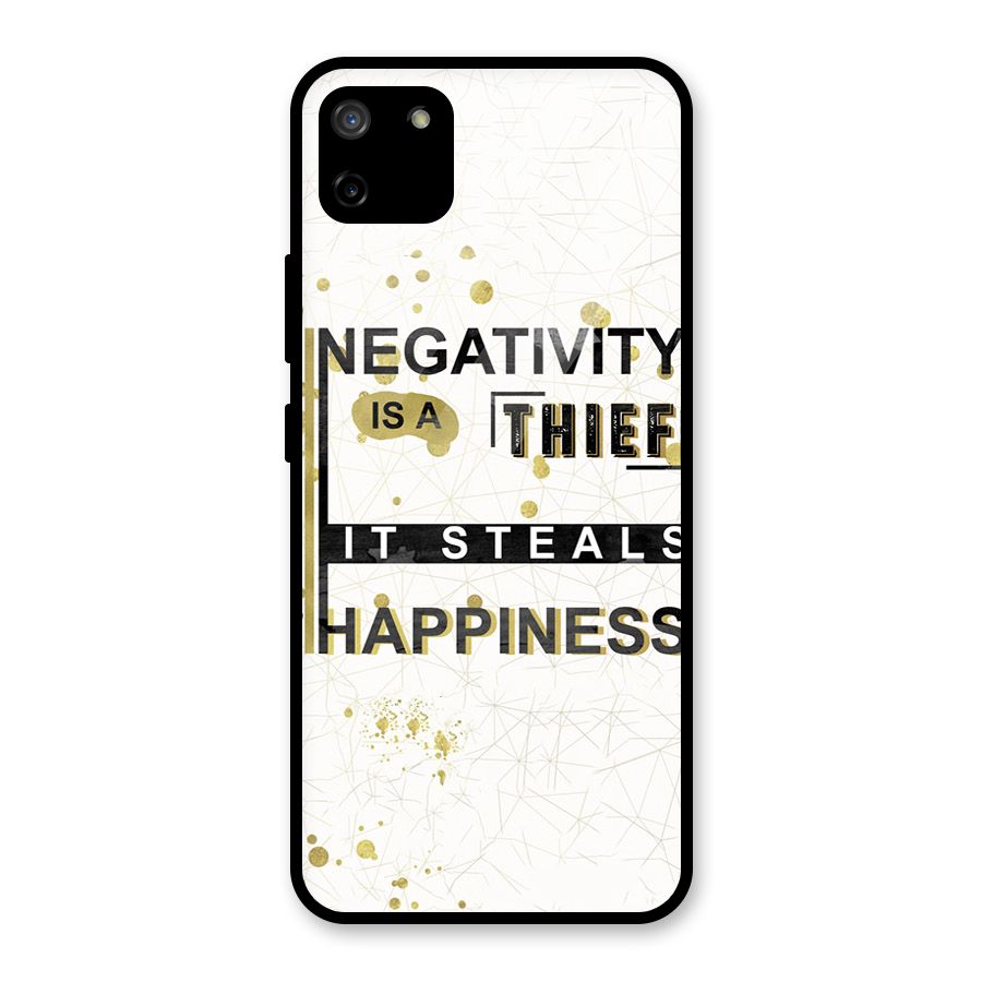 Negativity Thief Glass Back Case for Realme C11