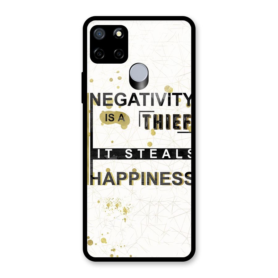 Negativity Thief Glass Back Case for Realme C15